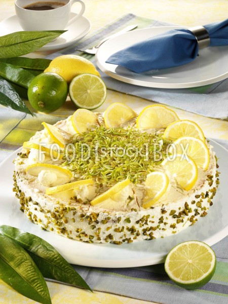 Limetten-Marzipan-Kuchen