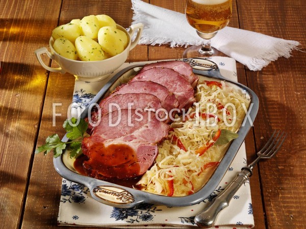 Sauerkraut mit Kasseler