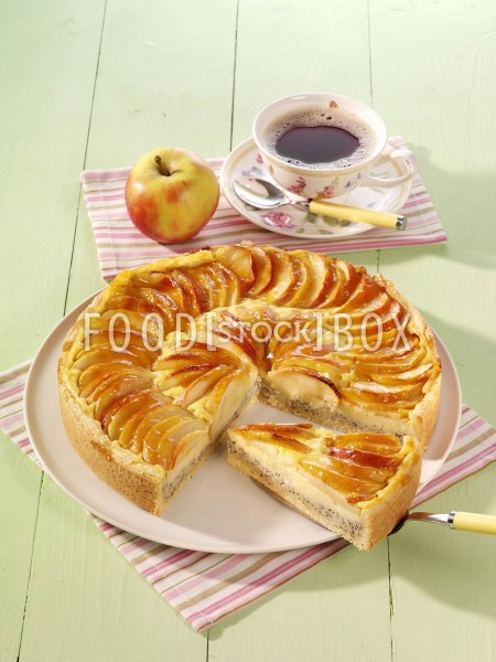 Mohn-Apfel Kuchen
