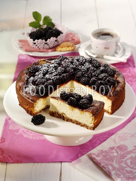 Ricotta-Brombeer-Kuchen