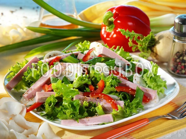 Wurst-Salat mit Rettich