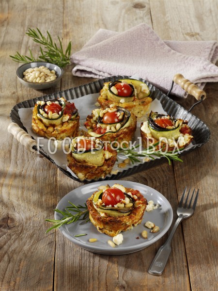 Blumenkohl-Pizza-Muffins