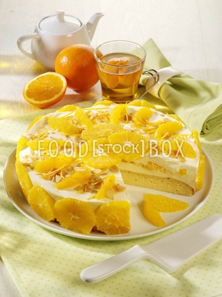 Orangentorte mit Joghurt