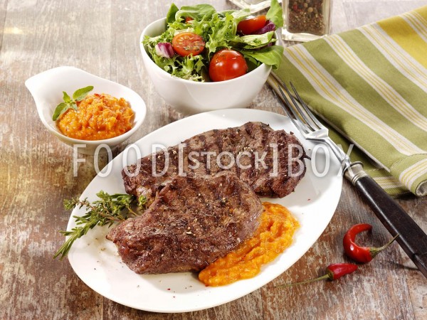 Steak mit Chili-Salsa