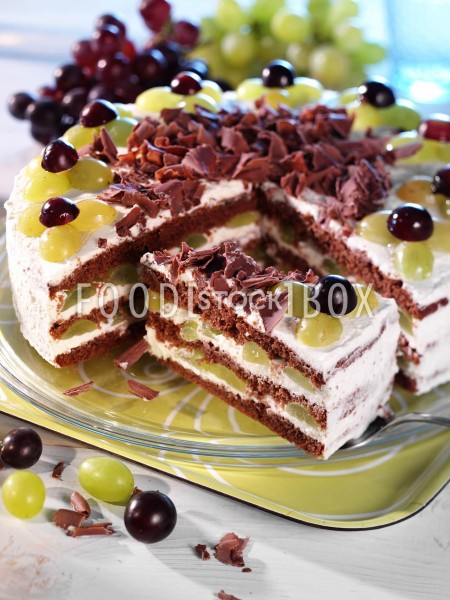 Schoko-Trauben-Torte