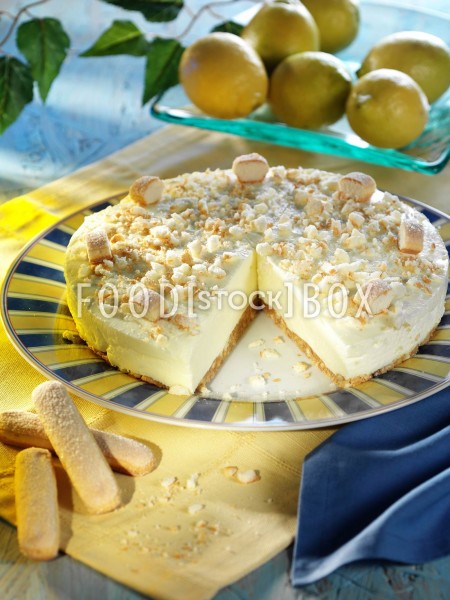 Zitronen-Frischkäse-Torte