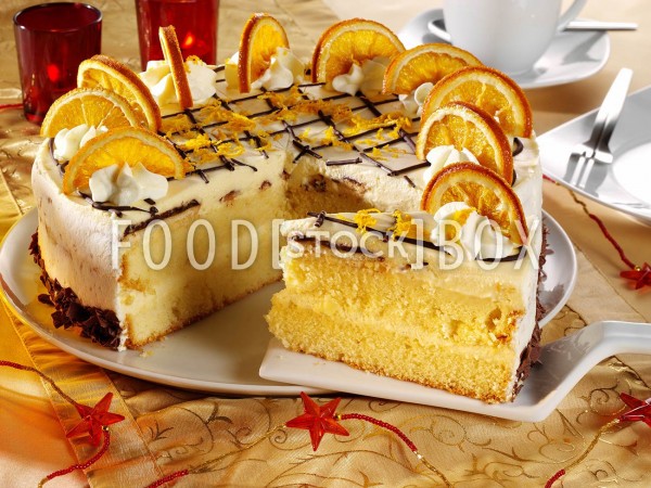 Orangen-Likör-Torte