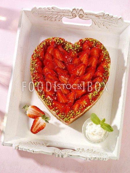 Erdbeer-Grieß-Herz