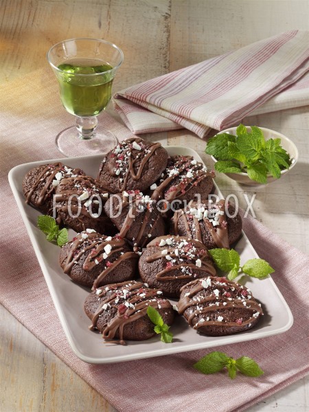 Pfefferminz-Brownie-Cookies, USA