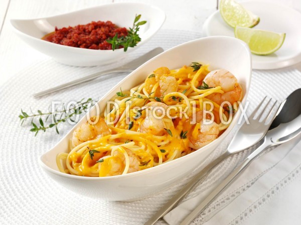 Karibische Spaghetti mit Pesto/ Lactosefrei