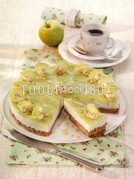 Milchreis-Apfel-Torte