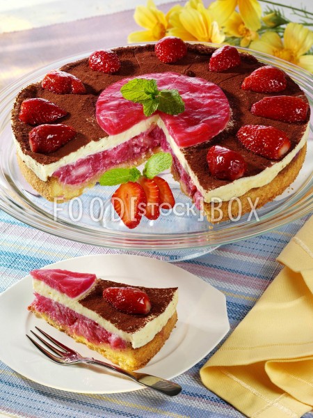 Erdbeer-Rhabarber-Kuchen