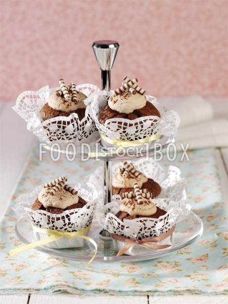 Schoko-Brandy-Cupcake
