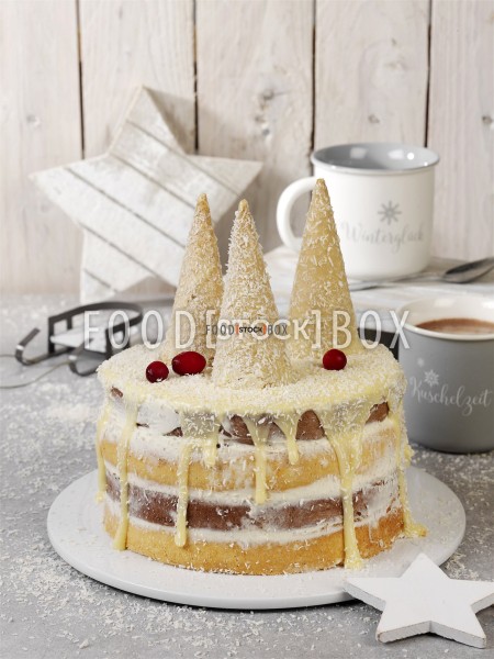 Weihnachtlicher Drip Cake