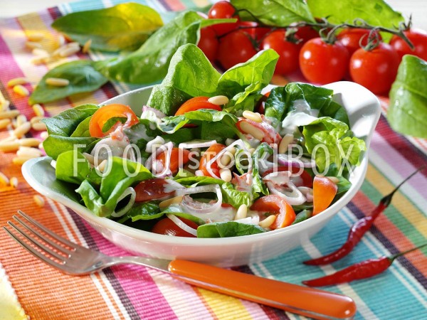 Spinat-Salat mit Roquefort