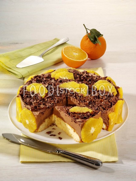 Orangen-Schoko-Torte