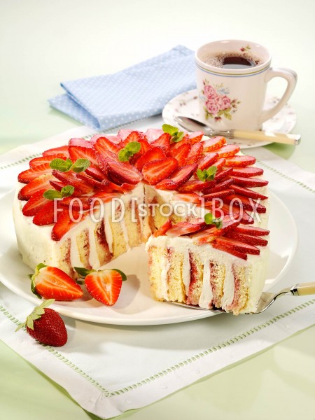 Erdbeer-Wickel-Torte