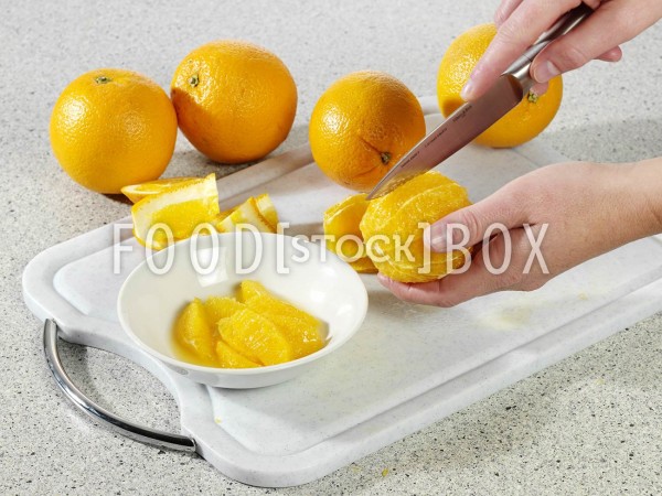 Orangen-Joghurt-Schaum