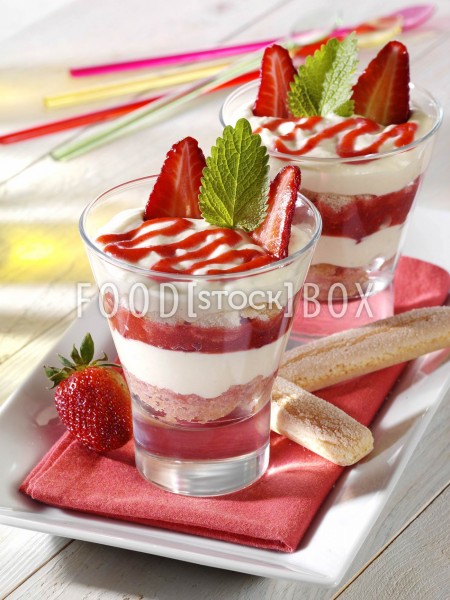 Erdbeer Vanille Trifle