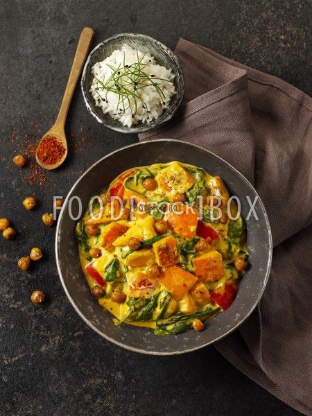 Kürbis-Tomaten-Curry