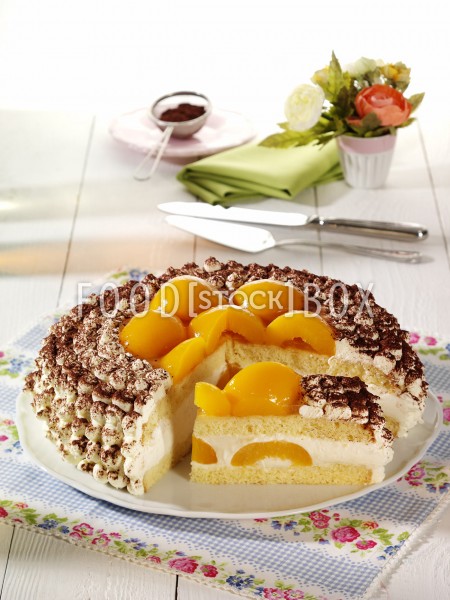 Pfirsich-Joghurt-Torte