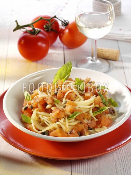 Spaghetti in Tomatensauce