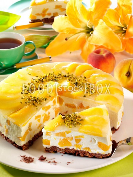Pfirsich-Schoko-Torte