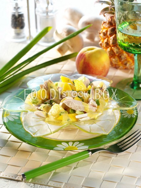 Ananas-Geflügel-Salat