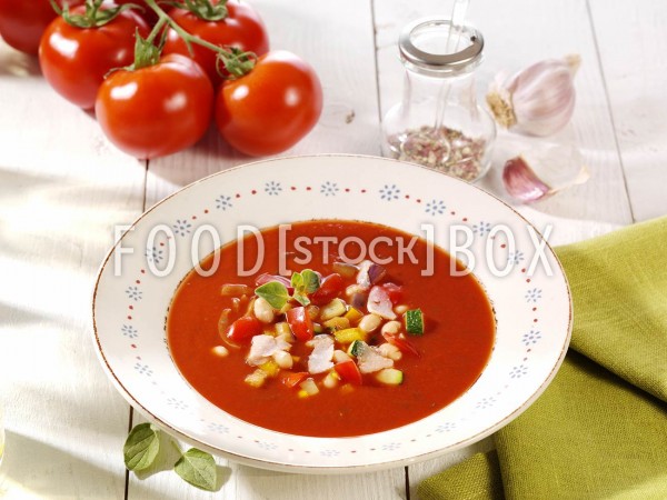 Tomatensuppe mit Ingwer