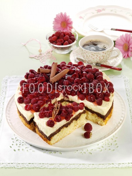 Himbeer-Schoko-Kuchen