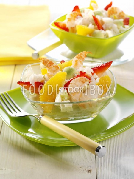 Fruchtiger Reissalat