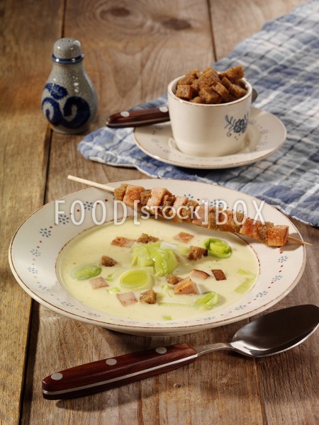 Leberkäse-Creme-Suppe