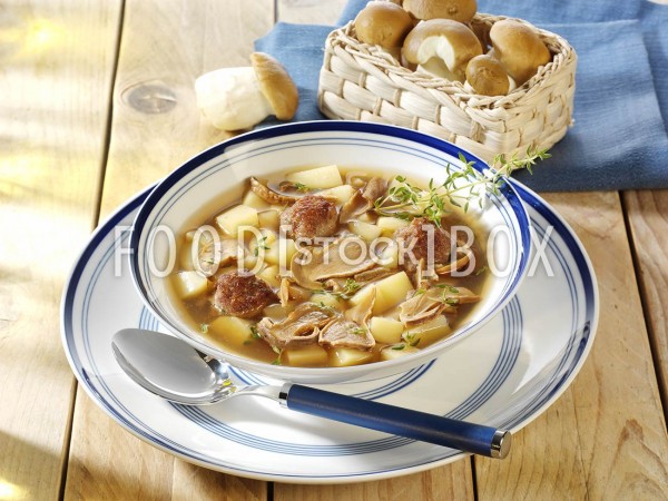 Kartoffel-Steinpilz-Suppe