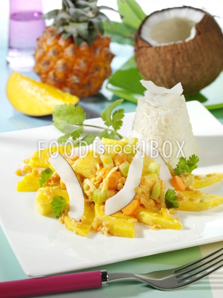 Mango-Ananas-Curry