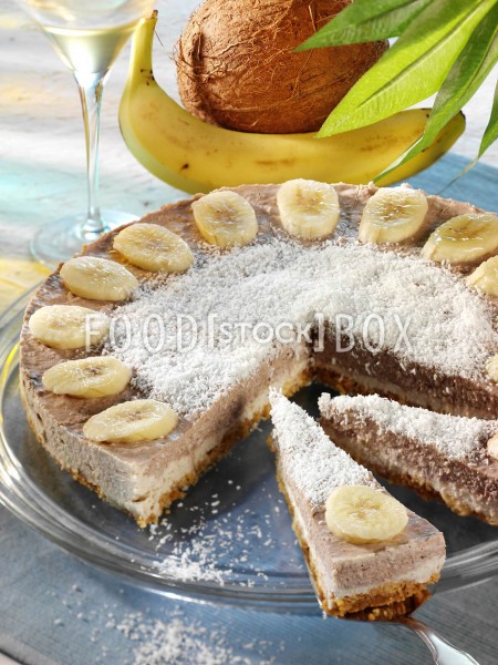 Bananen-Kokos-Käse-Torte