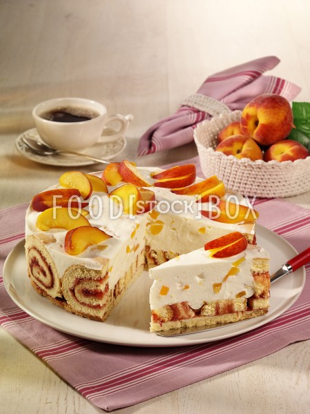 Pfirsich- Torte
