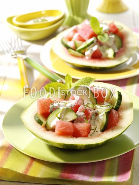Melonen-Gurken-Salat