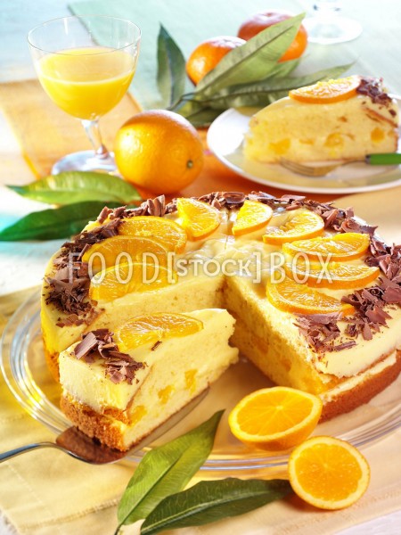 Orangen-Eierlikör-Torte