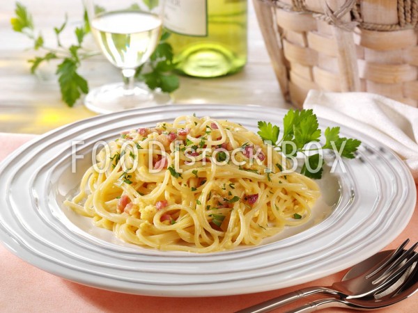 Spaghetti Carbonara mit Ei