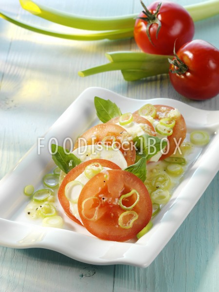 Tomatensalat mit Mozzarella