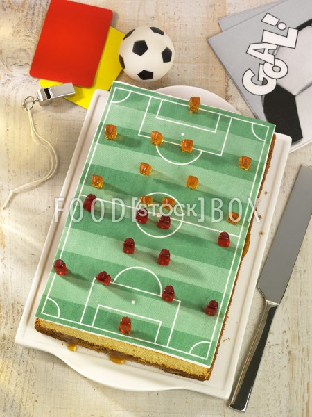 Fußballfeld-Kuchen 2