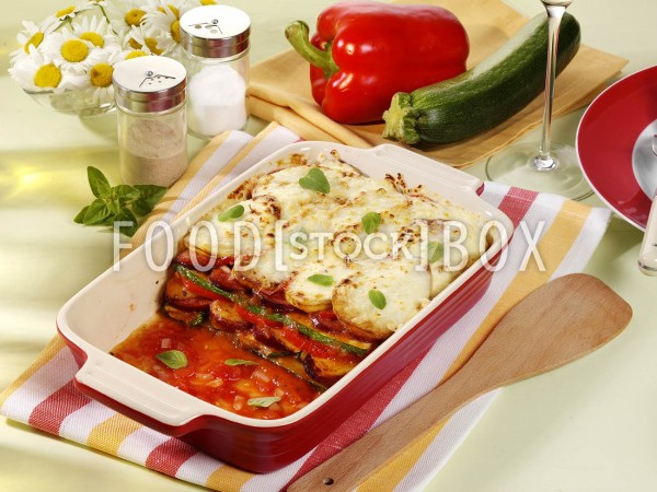 Zucchini Lasagne mit Cabanossi