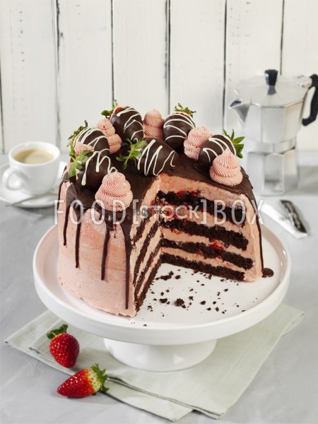 Erdbeer-Schokoladen-Torte