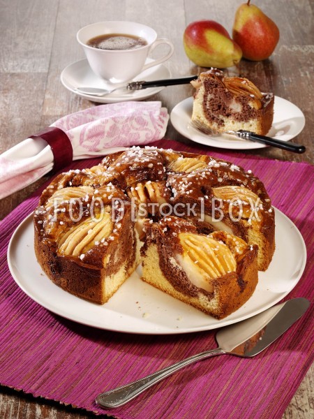 Marmor-Birnen-Kuchen