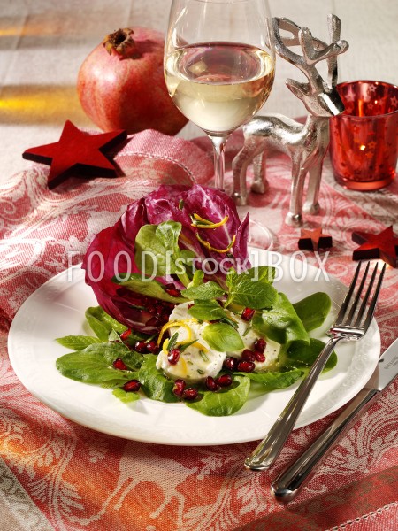 Radicchio-Ziegenkäse-Salat