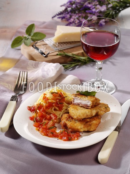 Krosse Schnitzel mit Pecorinokruste