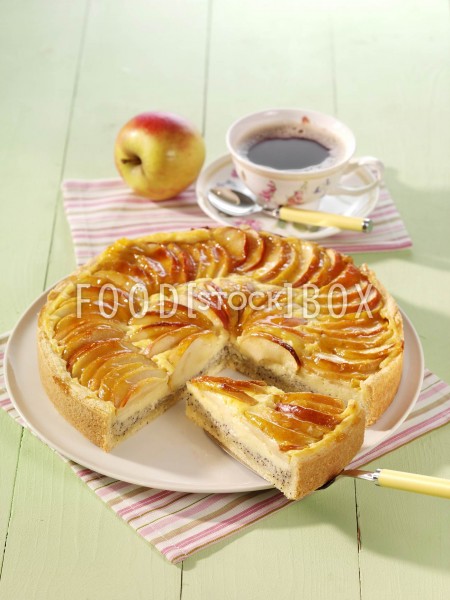 Mohn-Apfel Kuchen