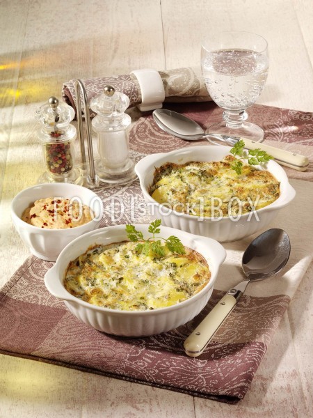 Kartoffel-Tarte mit Buttermilchguss / Cholesterinarm