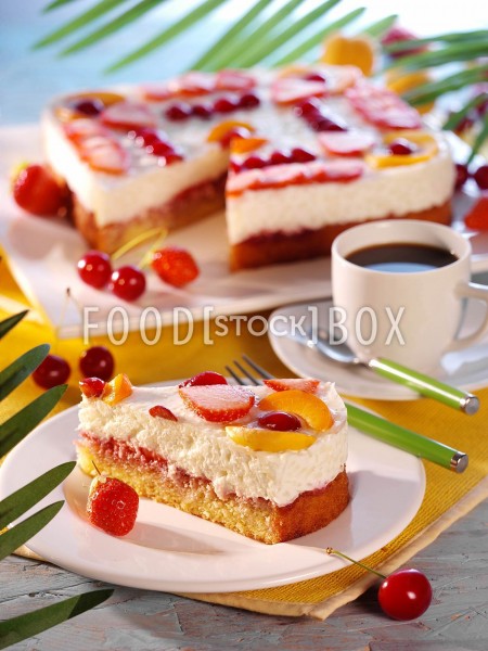 Früchte-Milchreis-Kuchen