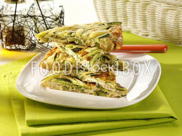 Zucchini-Frittata mit Schnittlauch